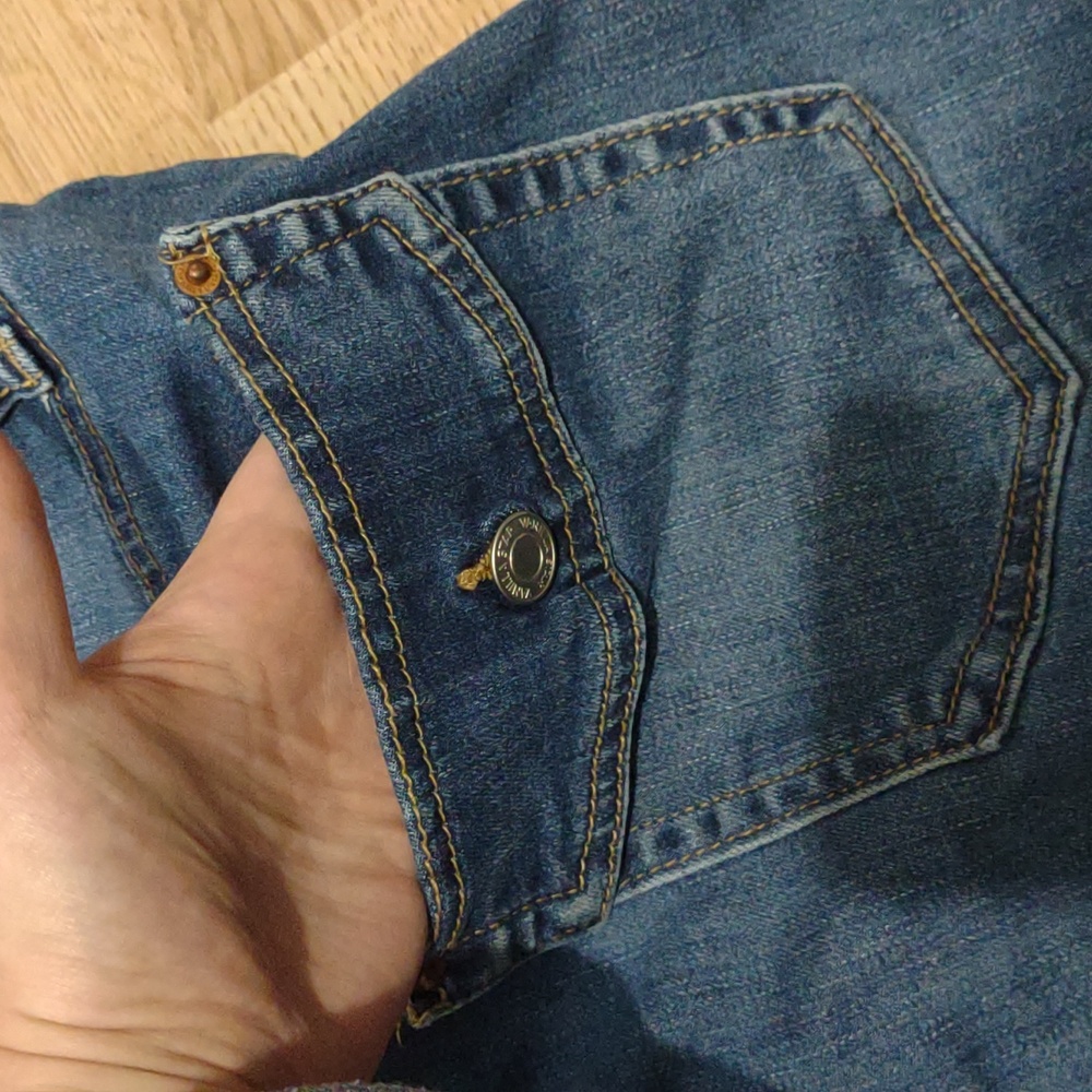 Straight Leg Vanilla Star Size 11 Distressed Ankle Jean Stretch Skinny - Picture 11 of 11